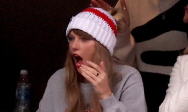 Taylor Swift, Travis Kelce'nin Patriots'a karşı oynadığı maçta düşmesine sinirlendi; İnternet F-bombasını düşürüp düşürmediğini tartışıyor