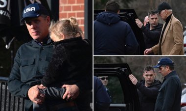 Hunter, kongre mahkeme celbine karşı çıktıktan günler sonra Joe Biden ile alışverişe gitti