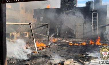 Latin Patrik, Beyaz Saray'ın IDF ile 'endişelerini' dile getirdiği sırada fotoğrafların Gazze manastırının bombalandığını gösterdiğini söyledi