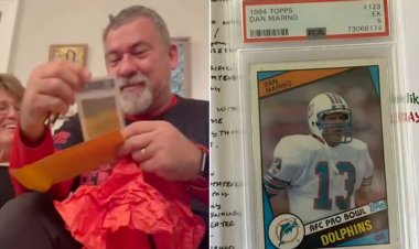 Dan Marino'nun takas kartını ekstra para karşılığında sattıktan yıllar sonra babasına ödül veren kızı hediye ediyor