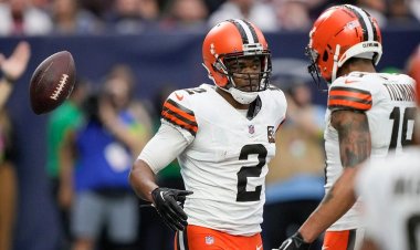 Browns'tan Amari Cooper, takımın Teksaslılara karşı galibiyetinde franchise rekoru kırdı
