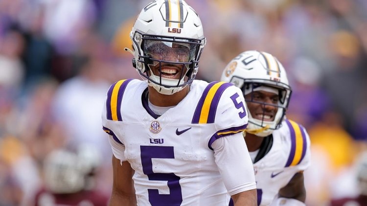 LSU'dan Jayden Daniels, sezon boyu süren çılgın yarışın ardından Heisman Trophy'yi kazandı