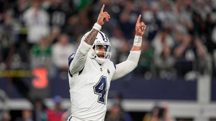 Cowboys, Dak Prescott'un 2 golünün ardından 10. galibiyetine ulaştı