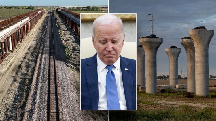 Biden yöneticisi Kaliforniya'nın bütçesini aşan, programın gerisinde kalan 'hiçbir yere gitmeyen trene' milyarlarca dolar gönderdi