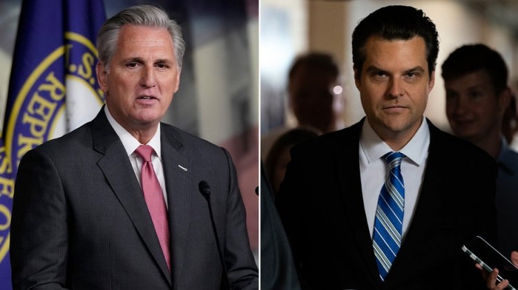 Kevin McCarthy, Kongre'den çıkarken Matt Gaetz'e veda etti: 'Psikotikti'