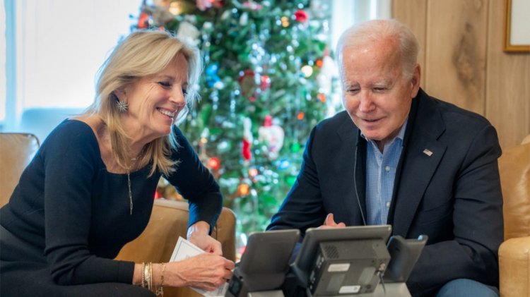 Başkan Biden, First Lady Noel tebriklerini iletmek için askeri birimleri aradı, şükranlarını sundu