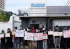 Sri Lanka'daki mülteciler Birleşmiş Milletler ofisinin kapatılmasına karşı gösteri yaptı