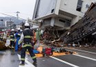 Ölüm sayısı arttıkça Japon kurtarma ekipleri depremden sağ kurtulanları bulmak için yarışıyor