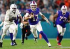 Bills, Dolphins'e karşı 2 numaralı seribaşı olan AFC East'i kazanmak için ikinci yarıda hücuma geçti