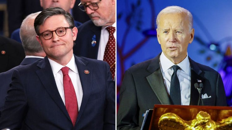 Konuşmacı Johnson, Biden'ı "büyük zorluklar anında" Birliğin Durumu konuşması yapmaya davet etti